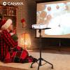 imageCAHAYA Projector Stand Tripod Adjustable  Stable for Tablets Phones Book Height 26quot to 515quot Multifunctional Laptop DJ Rack Stand Portable for Outdoor Movies CPS0331Tripod Stand with Casters