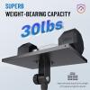 imageCAHAYA Projector Stand Tripod Adjustable  Stable for Tablets Phones Book Height 26quot to 515quot Multifunctional Laptop DJ Rack Stand Portable for Outdoor Movies CPS0331Tripod Stand with Casters