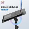 imageCAHAYA Projector Stand Tripod Adjustable  Stable for Tablets Phones Book Height 26quot to 515quot Multifunctional Laptop DJ Rack Stand Portable for Outdoor Movies CPS0331Tripod Projector Stand