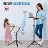 imageCAHAYA Projector Stand Tripod Adjustable  Stable for Tablets Phones Book Height 26quot to 515quot Multifunctional Laptop DJ Rack Stand Portable for Outdoor Movies CPS0331Tripod Projector Stand