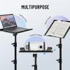 imageCAHAYA Projector Stand Tripod Adjustable  Stable for Tablets Phones Book Height 26quot to 515quot Multifunctional Laptop DJ Rack Stand Portable for Outdoor Movies CPS0331Tripod Projector Stand