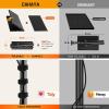 imageCAHAYA Projector Stand Tripod Foldable 189 to 41 Inch Height Adjustable Projector Tripod Stand 180 Rotatable Thickened Base Multipurpose Laptop Stand Panel Collapsible for Outdoor Office Home Stage180 Adjustable