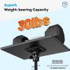 imageCAHAYA Projector Tripod Stand with Casters Projector Stand 2854in Height Adjustable Multifunctional Universal Laptop Stand DJ Rack Stand with Adjustable Height for Meeting Room DJ Equipment