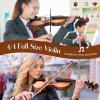 imageCAHAYA Solid Wood Violin Kit  44 Full Size Full Beginner Violin with Hard Case and Wooden Shoulder Rest for Student Adults Kids