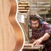 imageCAHAYA Soprano Ukulele for Beginner 21 Inch Ukulele Kit Starter with Carrying Bag Shoulder Strap Fretboard Stickers for Both Adults and Kids in Mahogany CY0335Golden Brown