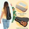 imageCAHAYA Soprano Ukulele for Beginner 21 Inch Ukulele Kit Starter with Carrying Bag Shoulder Strap Fretboard Stickers for Both Adults and Kids in Mahogany CY0335Dark Brown