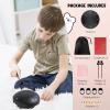 imageCAHAYA Steel Tongue Drum Set 6 Inch 8 Notes Steel Hand Drum with Music Book Drum Mallets Finger Paddles and Carry Bag for Kids Gift Musical Education Meditation Yoga CY0359Black bear