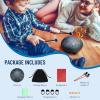 imageCAHAYA Steel Tongue Drum Set 6 Inch 8 Notes Steel Hand Drum with Music Book Drum Mallets Finger Paddles and Carry Bag for Kids Gift Musical Education Meditation Yoga CY0359Navy blue