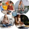 imageCAHAYA Steel Tongue Drum Set 6 Inch 8 Notes Steel Hand Drum with Music Book Drum Mallets Finger Paddles and Carry Bag for Kids Gift Musical Education Meditation Yoga CY0359Navy blue11 tones