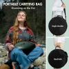 imageCAHAYA Steel Tongue Drum Set 6 Inch 8 Notes Steel Hand Drum with Music Book Drum Mallets Finger Paddles and Carry Bag for Kids Gift Musical Education Meditation Yoga CY0359Stone green