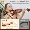 imageCAHAYA Violin 44 Full Size  Full Wooden Violin Set for Beginners Kids Adults Students Violin Kit with Hard Travel Case Shoulder Rest Extra Strings TunerLacquer