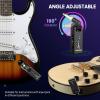 imageCAHAYA Wireless Guitar System with Charging Case 24GHz Audio Transmission System Rechargeable 4 Channels Guitar Transmitter Receiver System For Acoustic Electric Guitar Bass Musical Instruments