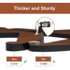 imageCAHAYA Wooden Ukulele Stand Mandolin Folding Universal XFrame Style Stand for Ukulele Violin Banjo