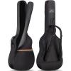 imageCAHAYA Acoustic Guitar Cover Gig Bag for Acoustic Classical Guitars Black 41 Inch Red Yellow and BlueAcoustic Guitar Cover