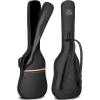 imageCAHAYA Acoustic Guitar Cover Gig Bag for Acoustic Classical Guitars Black 41 Inch Red Yellow and BlueBass Cover