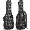 imageCAHAYA Electric Guitar Bag Padded Electric Guitar Gig Bag Case 035in Padding Dual Adjustable Shoulder Strap Electric Guitar Case CY0175Skeleton