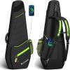 imageCAHAYA Guitar Case Acoustic Soft  047in Thick Padding 5 Pockets Guitar Gig Bag with Adjustable Shoulder Strap Compatible with 40 41 42in Acoustic GuitarsElectric Guitar Case