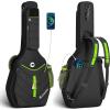 imageCAHAYA Guitar Case Acoustic Soft  047in Thick Padding 5 Pockets Guitar Gig Bag with Adjustable Shoulder Strap Compatible with 40 41 42in Acoustic GuitarsAcoustic Guitar Case