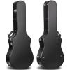 imageCAHAYA Guitar Cases Hard Shell for Acoustic Guitars 42 Inch Acoustic Guitar Hard Shell Case with Key Antishock Waterproof Travel Guitar Bag for Air Consignment CY0241Triple O Acoustic
