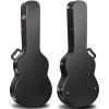 imageCAHAYA Guitar Cases Hard Shell for Acoustic Guitars 42 Inch Acoustic Guitar Hard Shell Case with Key Antishock Waterproof Travel Guitar Bag for Air Consignment CY0241Classical
