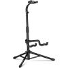 imageCAHAYA Guitar Stand Floor for Acoustic Electric Classical Guitars Bass Banjo Height Adjustable Guitar Tripod Stand Black Upgraded Version