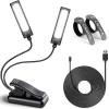 imageCAHAYA Music Stand Light Clip on Battery Powered Reading Lamp Book Light for Bookworms Guitar Piano Keyboard Players CY0243