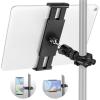 imageCAHAYA Phone Stand Tablet Holder Adjustable iPad Phone Holder Mount for Mic ampamp Music Stand