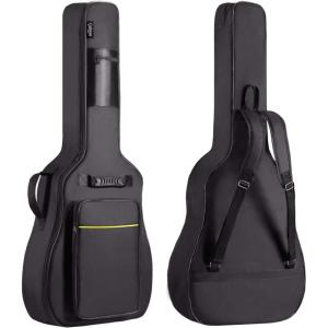 imageCAHAYA Electric Guitar Bag Gig Bag 6mm Padding Backpack Padded Soft Guitar Case Black CY0226Acoustic