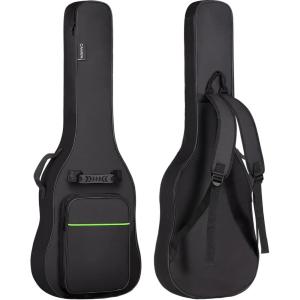 imageCAHAYA Electric Guitar Bag Gig Bag Case 03in Thick Padding Backpack Soft Electric Guitar Case Green CY0293Electric Guitar Bag
