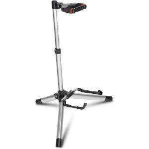 imageCAHAYA Floor Guitar Stand for Acoustic ampamp Electric Guitars ampamp Bass  Adjustable Height Folding Lightweight Travel Instrument Holder