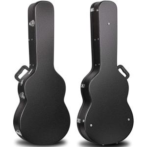 imageCAHAYA Guitar Cases Hard Shell for Acoustic Guitars 42 Inch Acoustic Guitar Hard Shell Case with Key Antishock Waterproof Travel Guitar Bag for Air Consignment CY0241Classical
