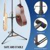 imageCAHAYA Double Guitar Stand Floor Holds Two Instruments Universal Multi Guitar Holder for Acoustic Electric Classical Guitars Bass or Ukulele CY0325