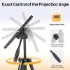 imageCAHAYA Projector Stand Tripod Adjustable  Portable Laptop Stand Height from 159 to 467 with Carry Bag Easy to Set up Suitable for Home Studio or Outdoor Use