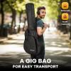 imageCAHAYA Acoustic Guitar Beginner Set  41 Full Size Spruce Top Mahogany Body with Okoume Neck Rosewood Fingerboard GA Cutaway Design Balanced Rich Tone with Gig Bag Strap Capo Strings amp Picks