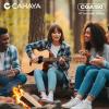 imageCAHAYA Acoustic Guitar Beginner Set  41 Full Size Spruce Top Mahogany Body with Okoume Neck Rosewood Fingerboard GA Cutaway Design Balanced Rich Tone with Gig Bag Strap Capo Strings amp Picks